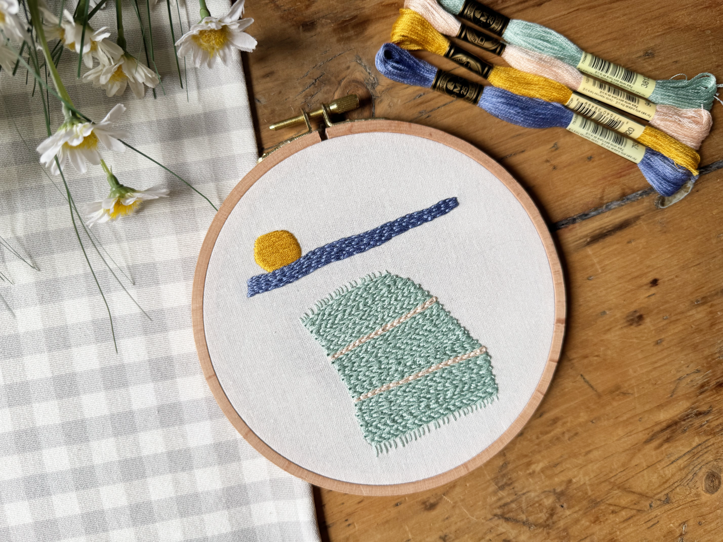 Embroidery Kit - Beach by Dominique Besner