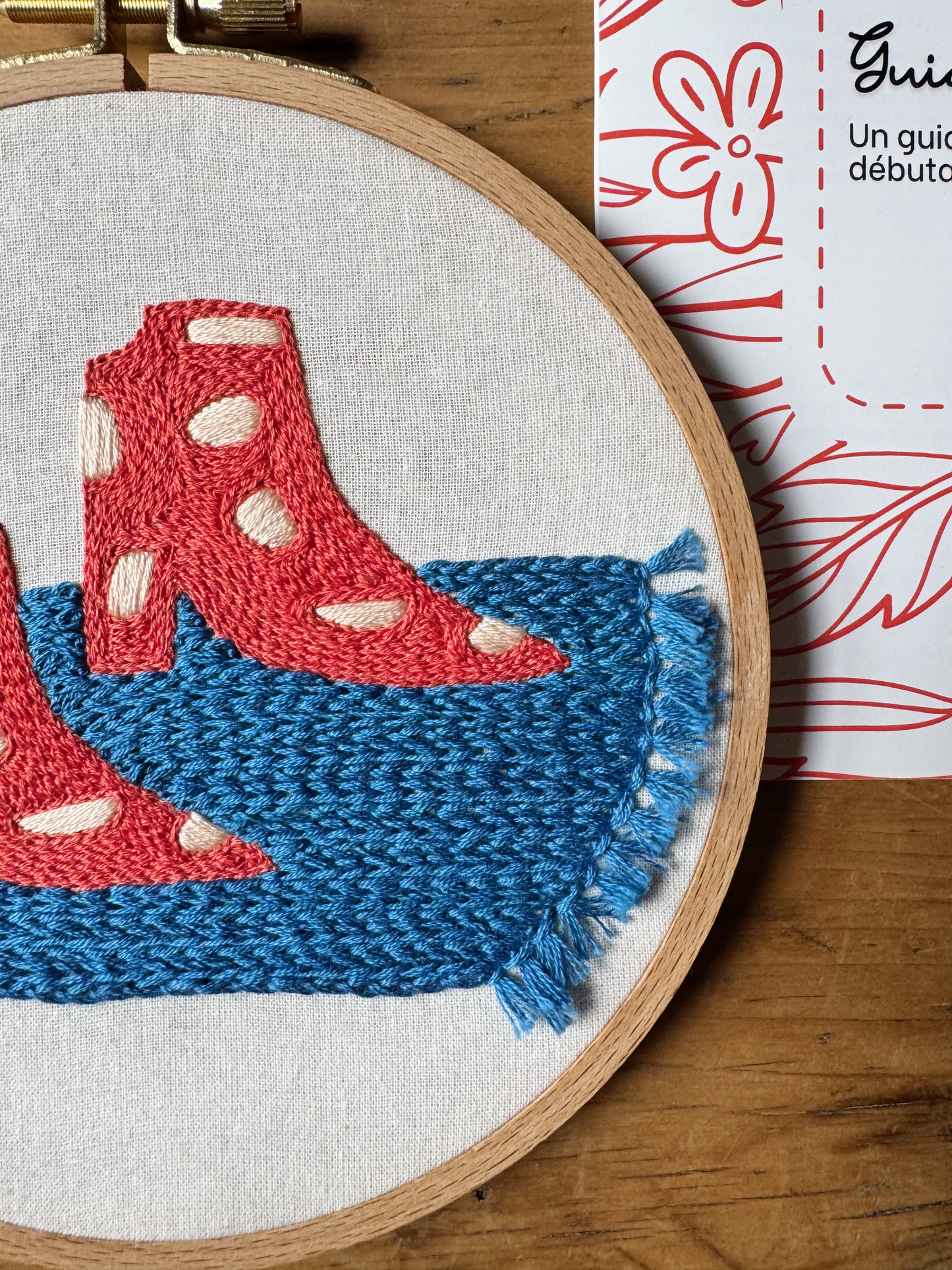 PDF Embroidery Pattern - Boots by Dominique Besner