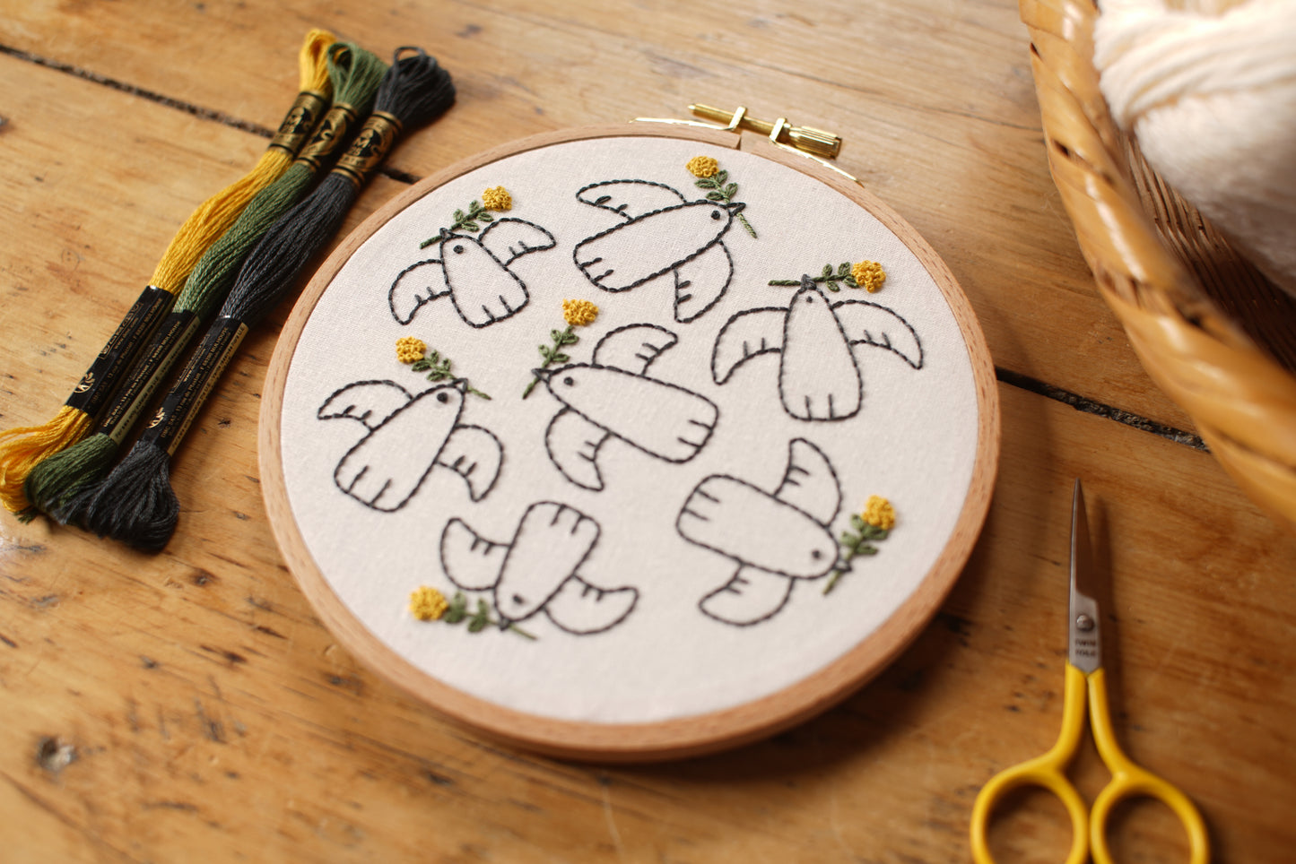 Embroidery Kit - Birds of a Feather