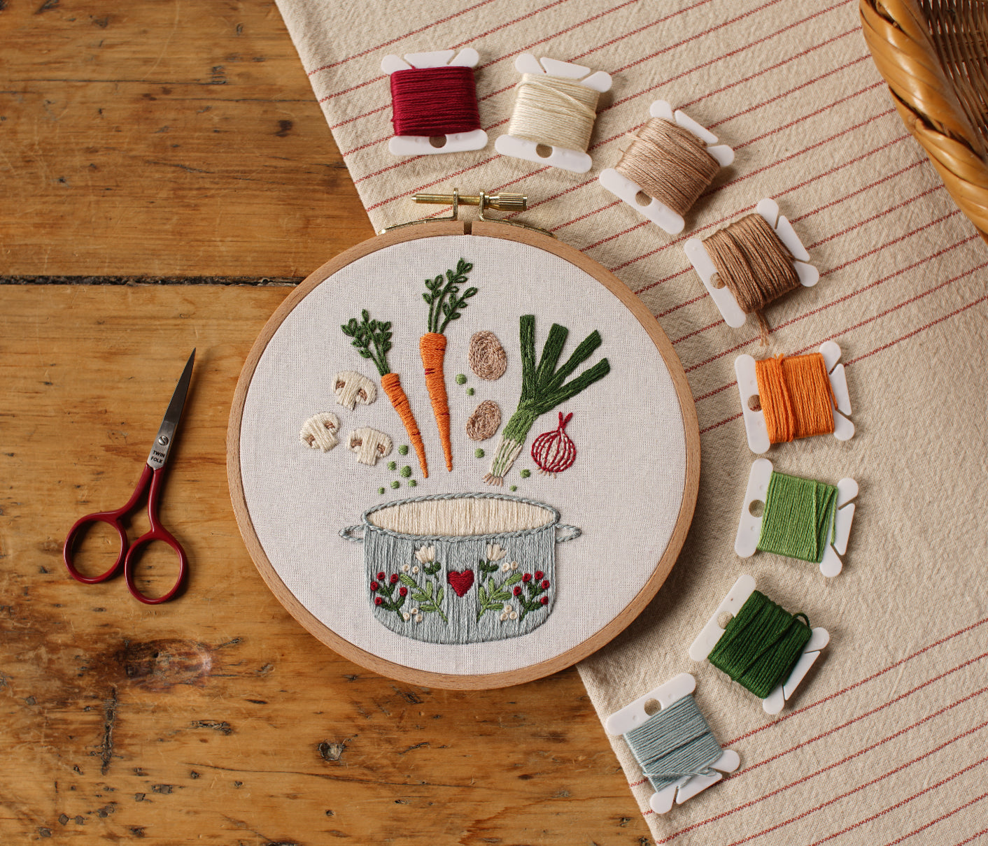 Kit de broderie - Soupe du Potager