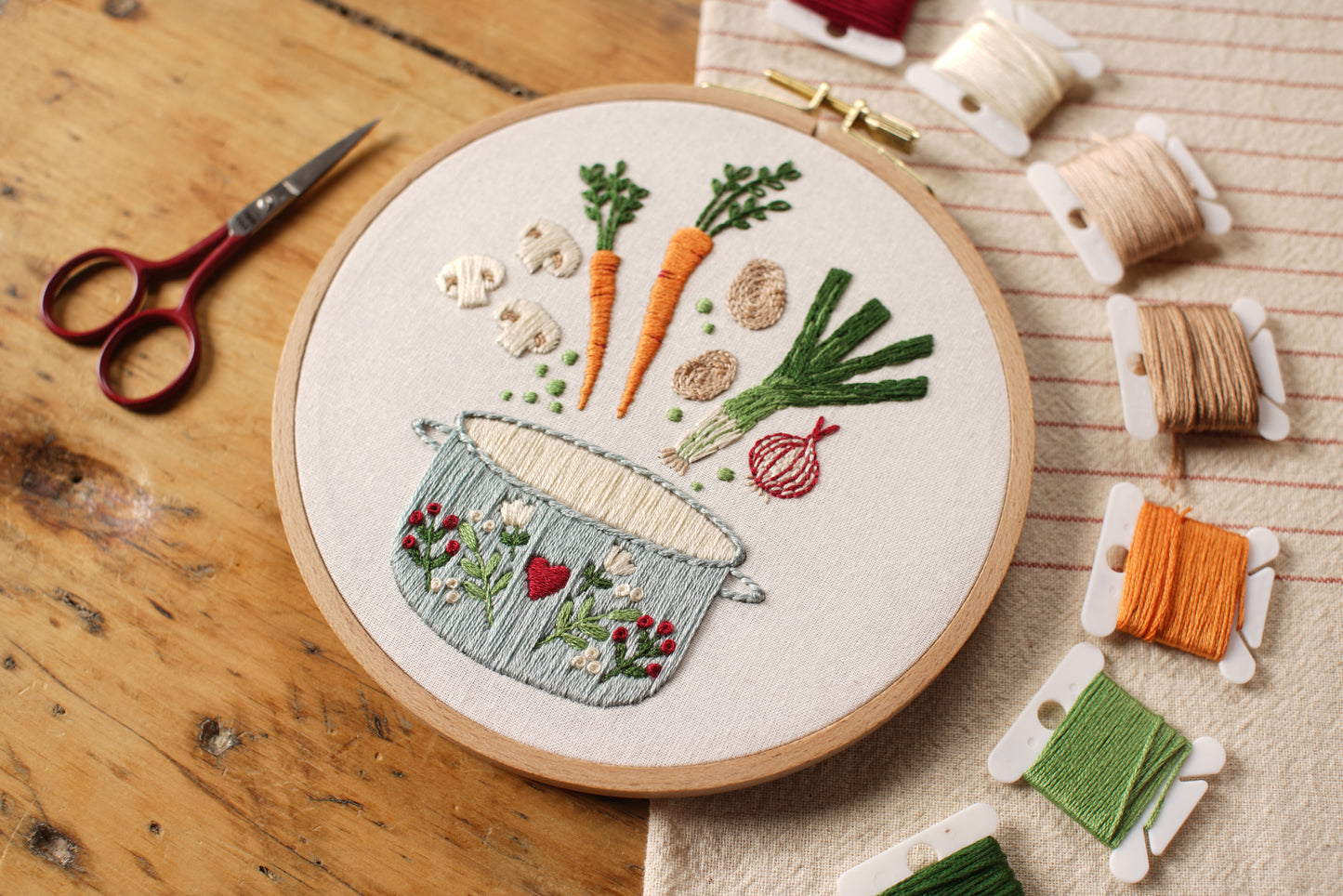 Kit de broderie - Soupe du Potager