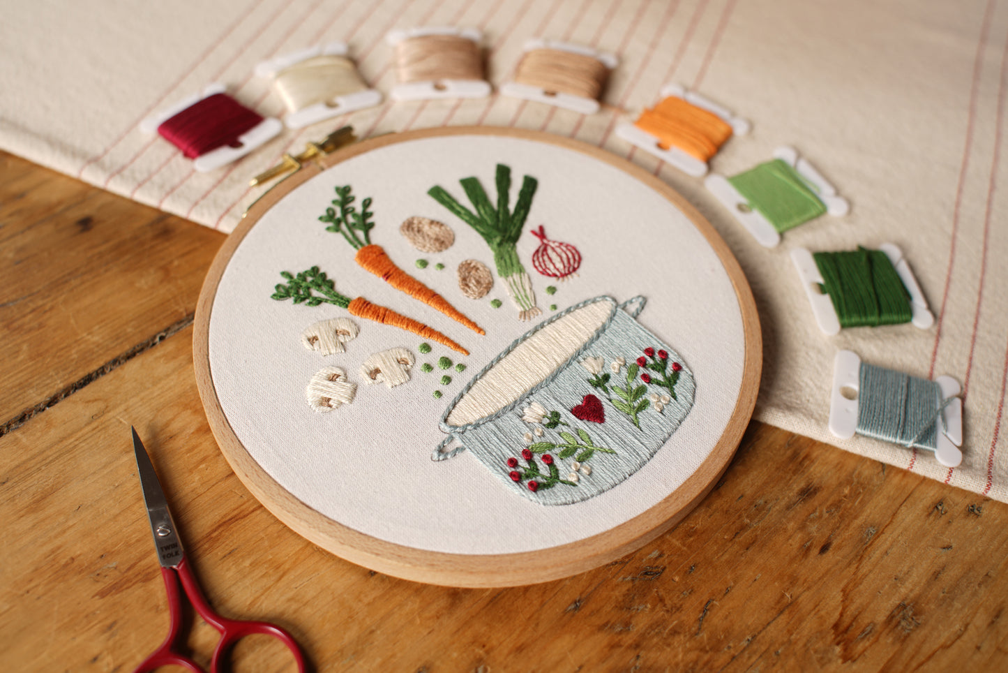 Kit de broderie - Soupe du Potager