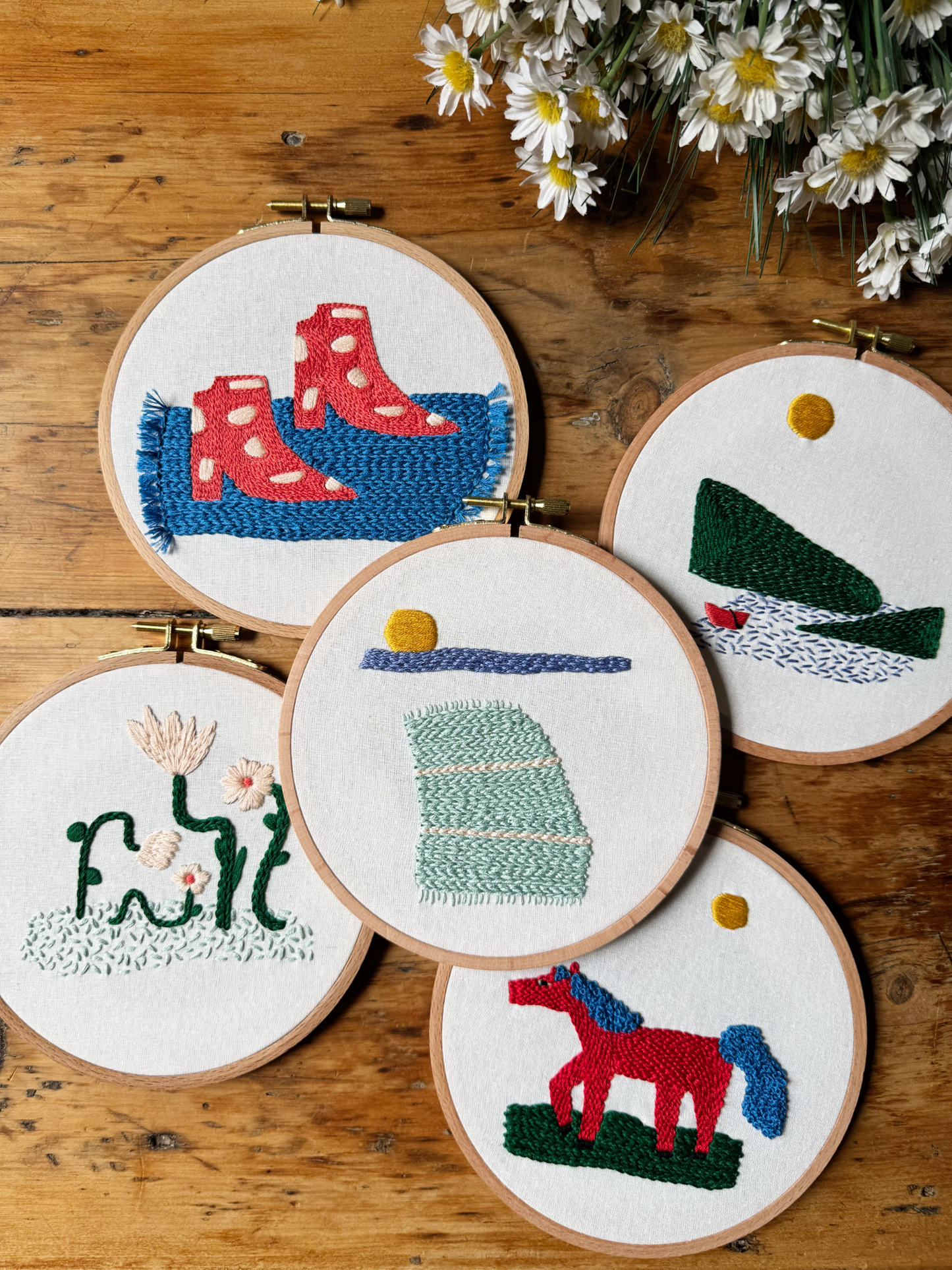 Embroidery Kit - Beach by Dominique Besner