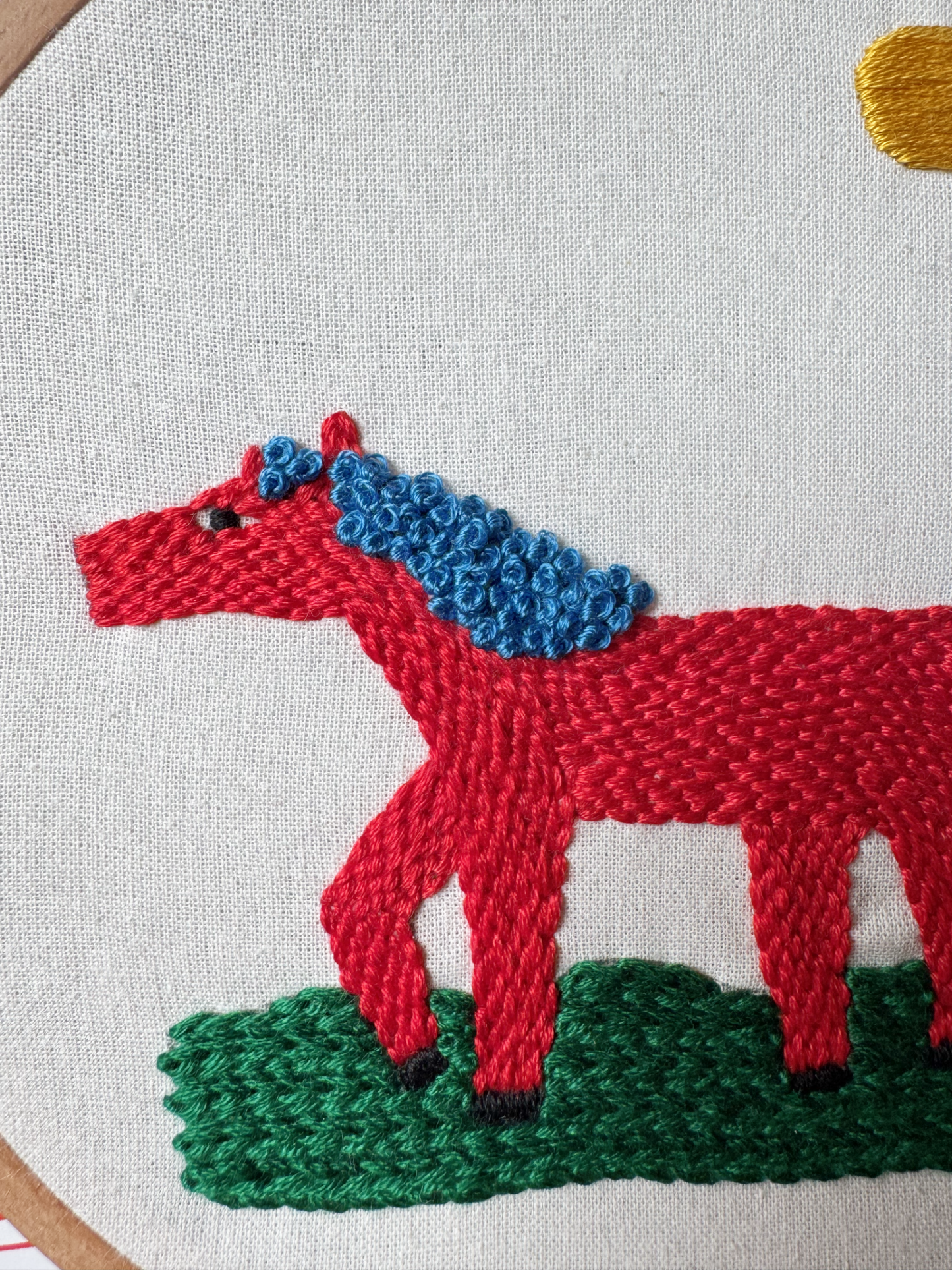 Embroidery Kit - Horse by Dominique Besner