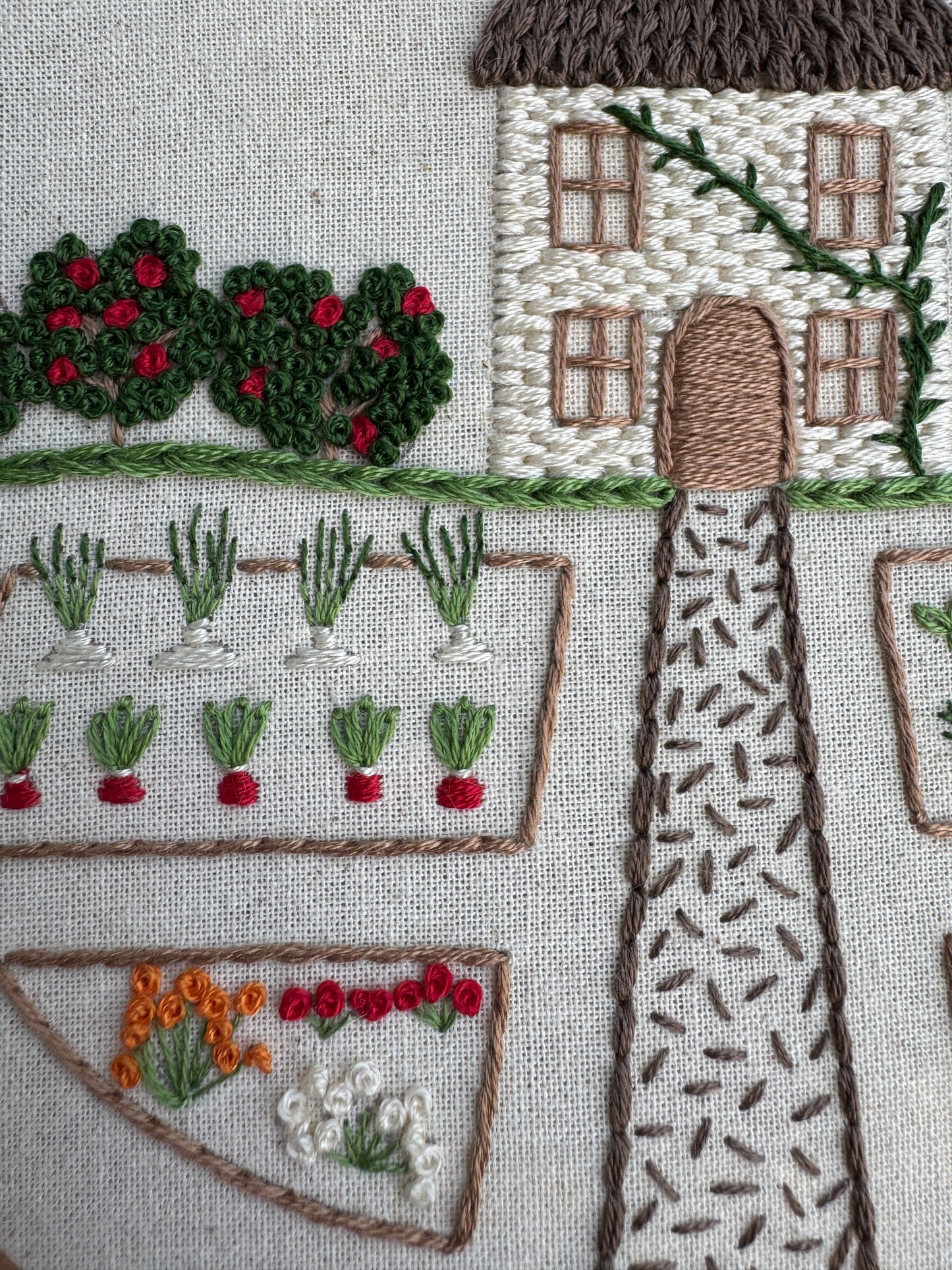 Embroidery Kit - Garden House