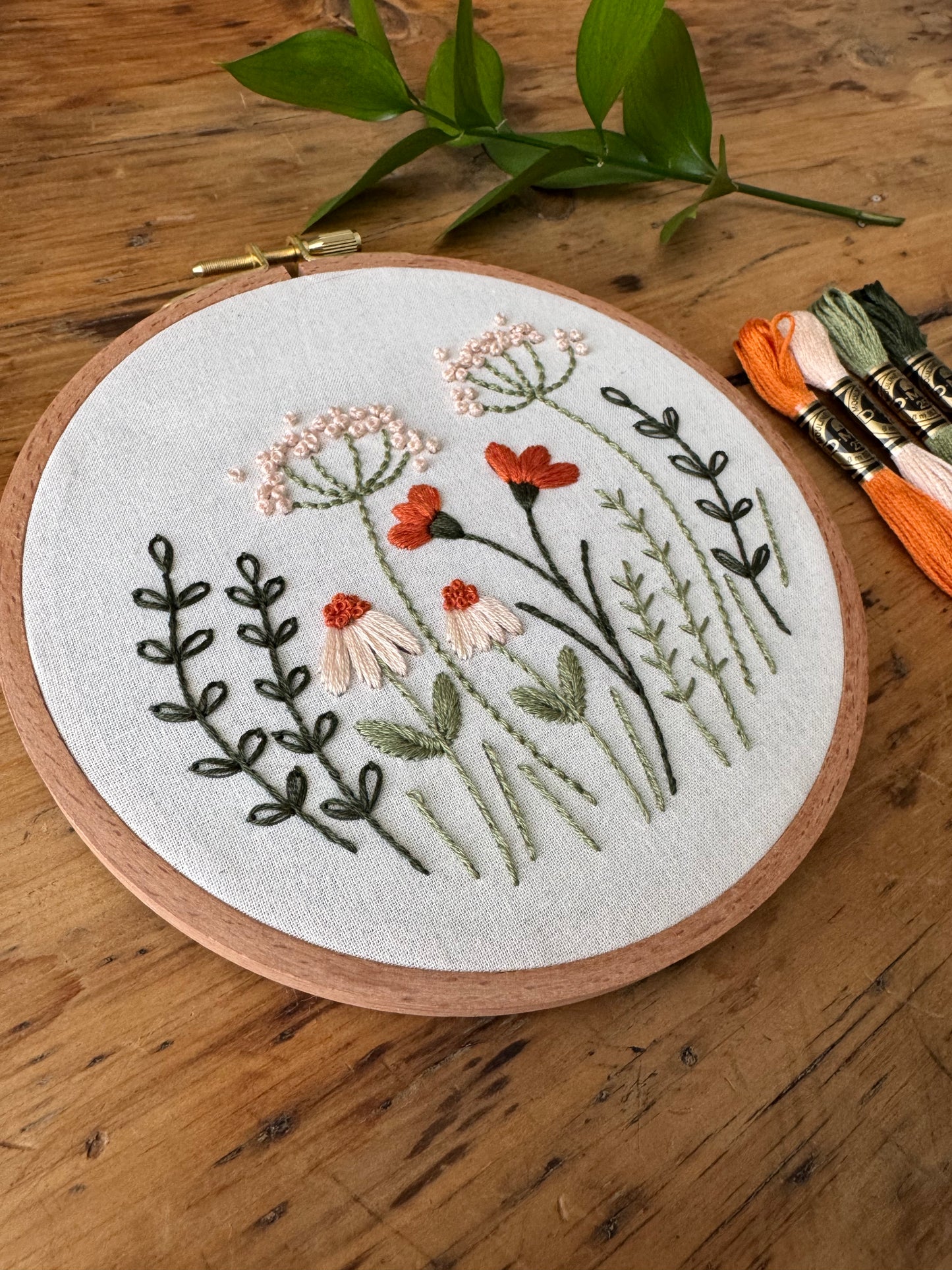 Kit de broderie - Fleurs Sauvages