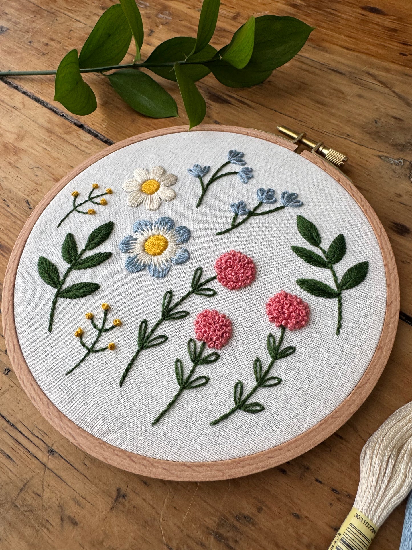 Embroidery Kit - Meadow Bloom