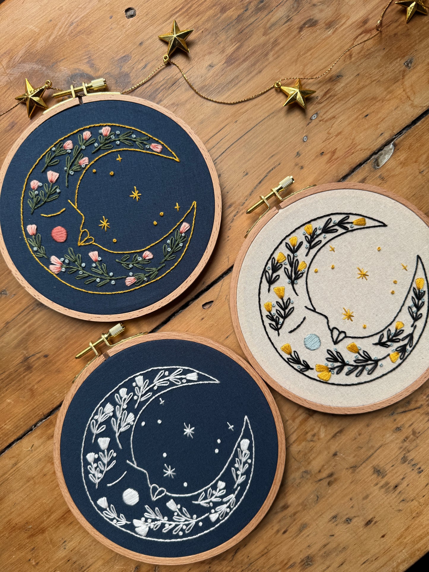 Embroidery Kit - Harvest Moon