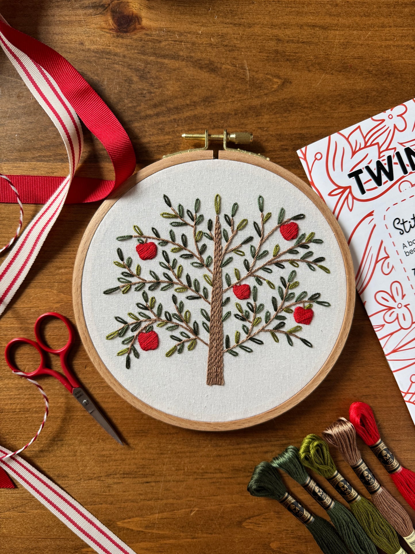 Embroidery Kit - Apple Tree
