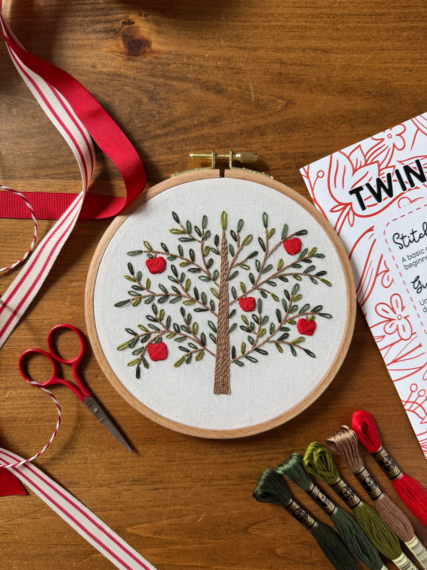 Embroidery Kit - Apple Tree