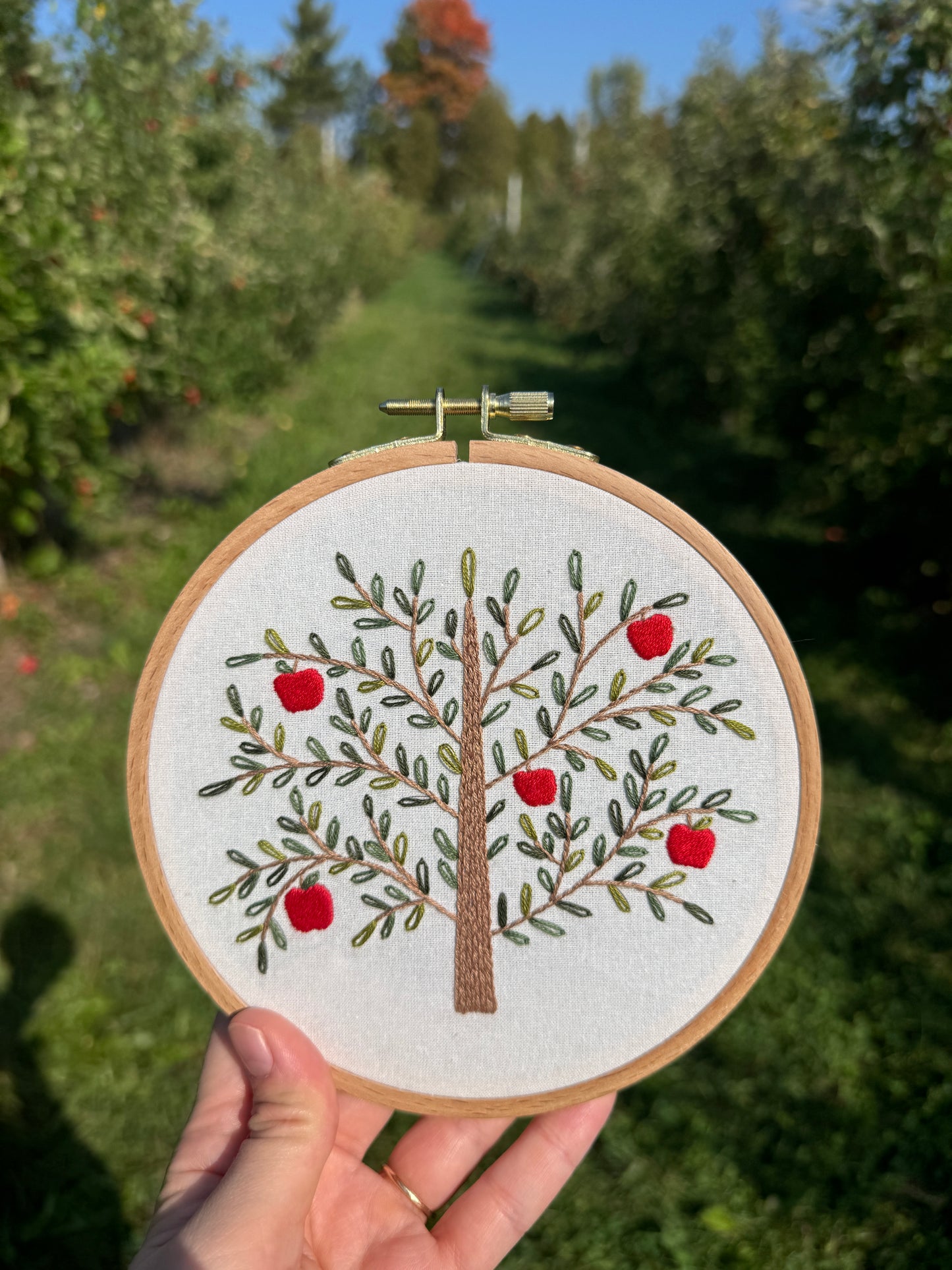 Embroidery Kit - Apple Tree