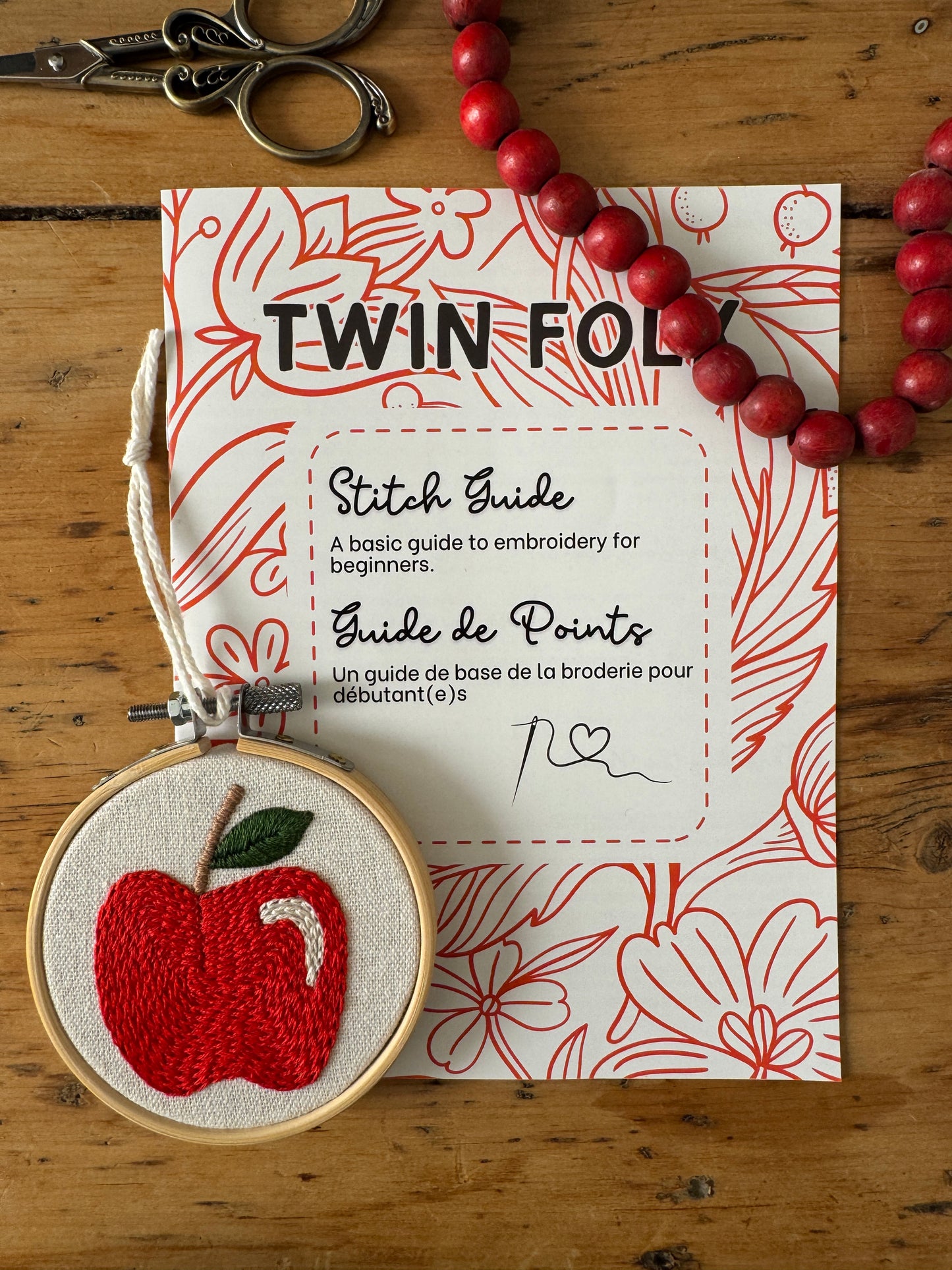 PDF Embroidery Pattern - Fruit Trio