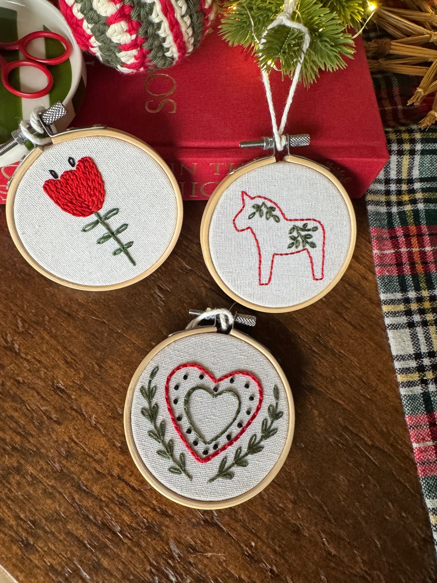 Embroidery Kit - Folk Ornaments