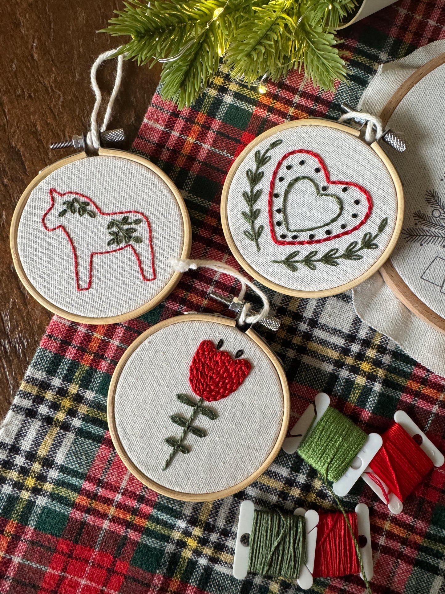 Embroidery Kit - Folk Ornaments