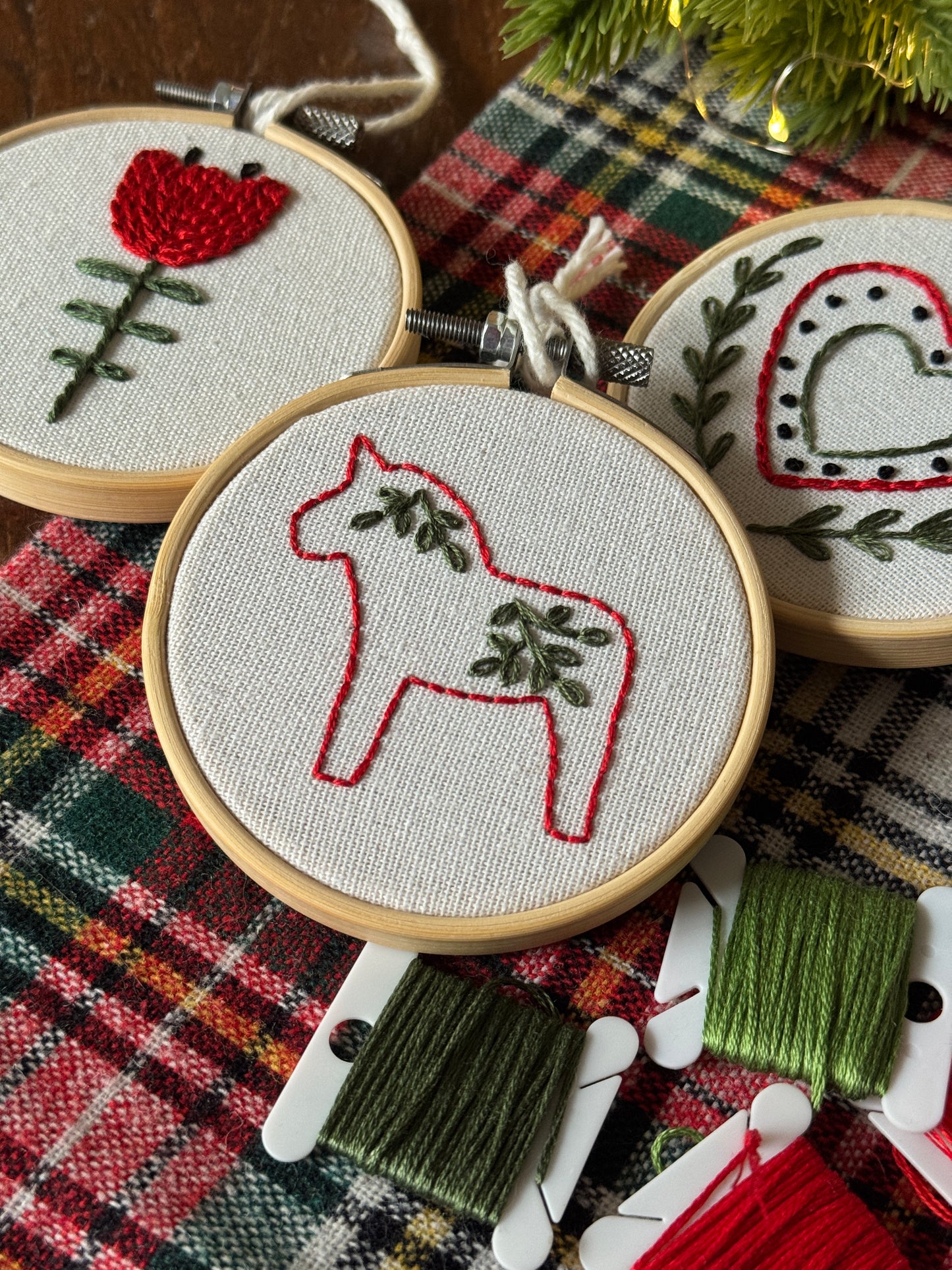 Embroidery Kit - Folk Ornaments