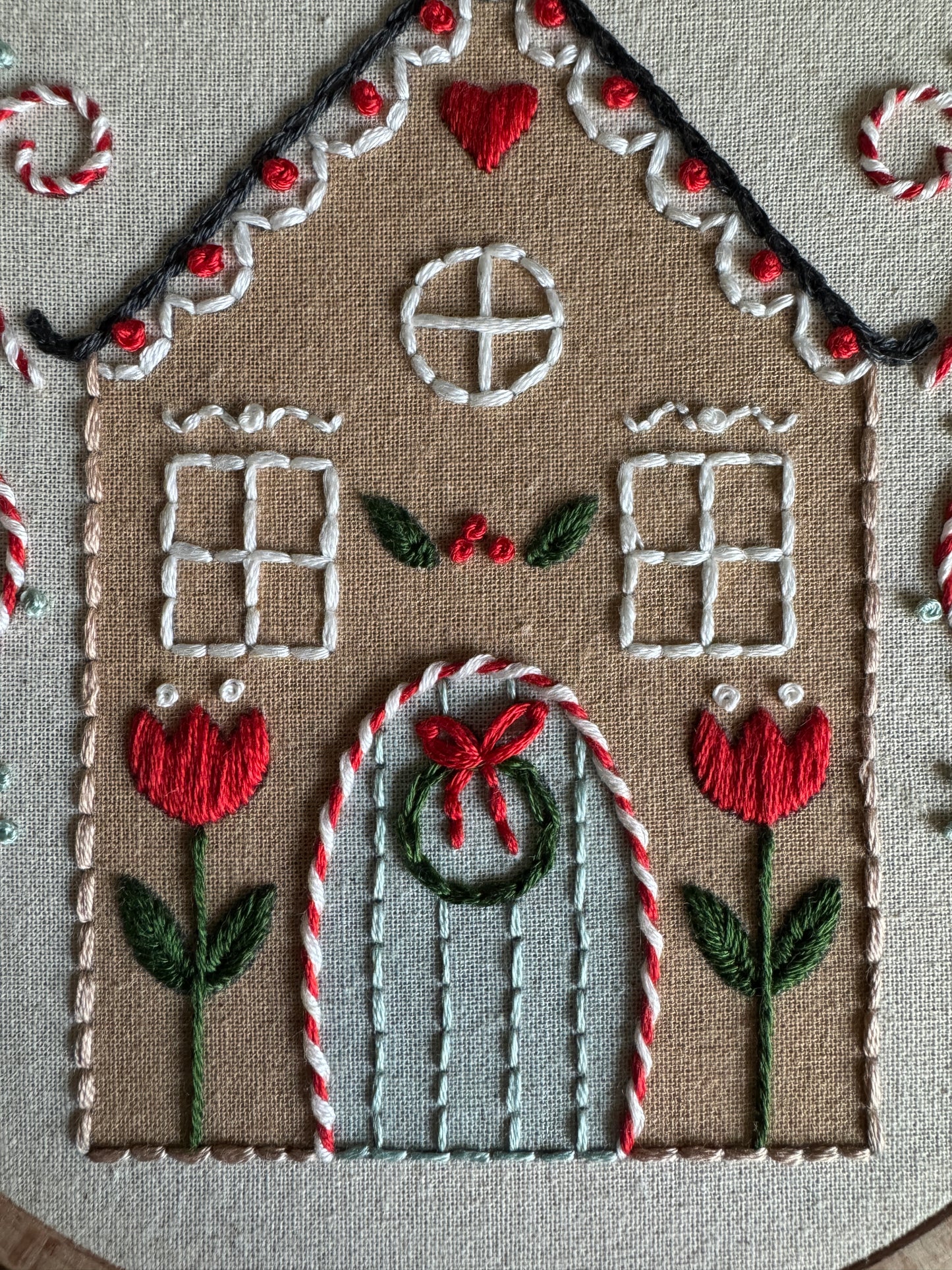 Embroidery Kit - Gingerbread House