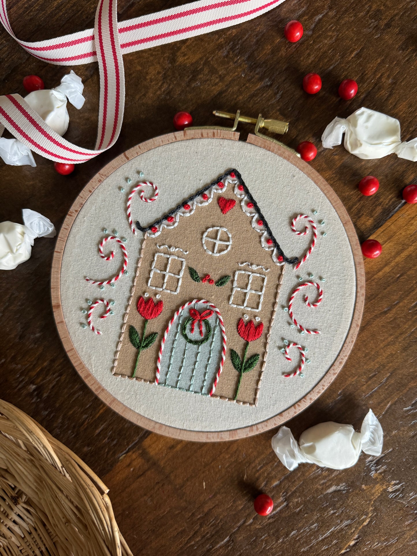 Embroidery Kit - Gingerbread House