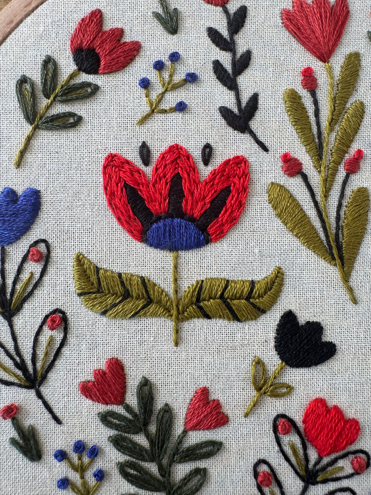 Kit de broderie - La folie des tulipes