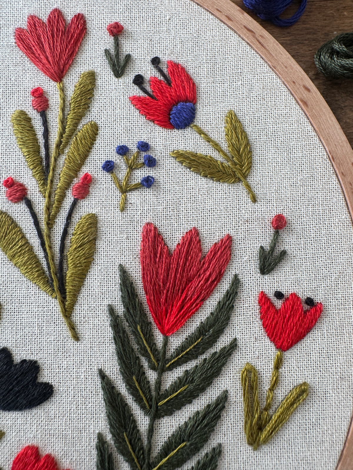 Kit de broderie - La folie des tulipes