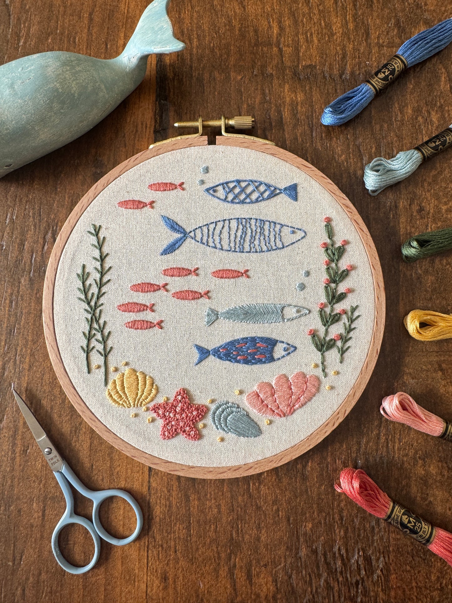 Embroidery Kit - Under the Sea