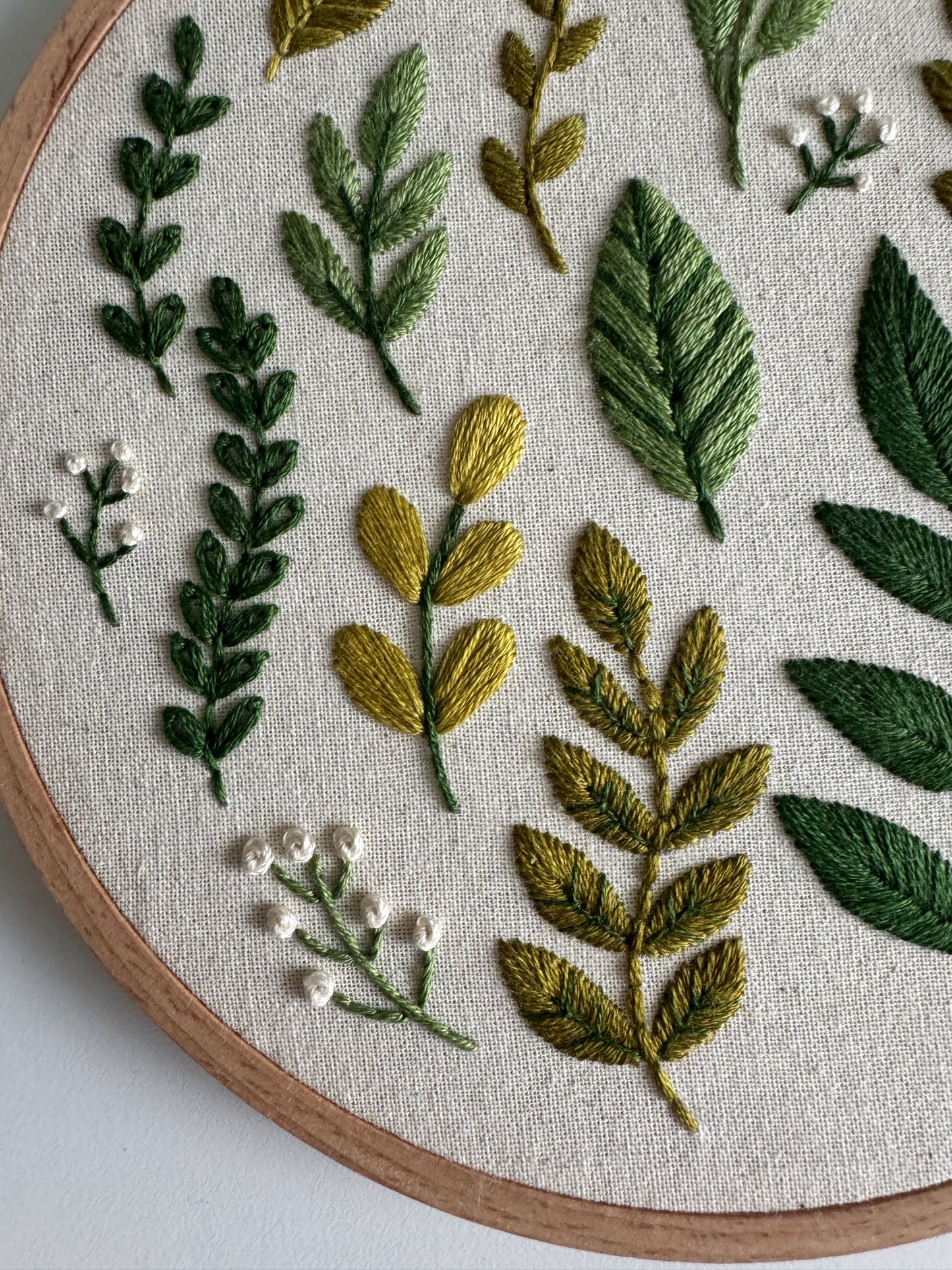 Kit de broderie - Verts Sauvages